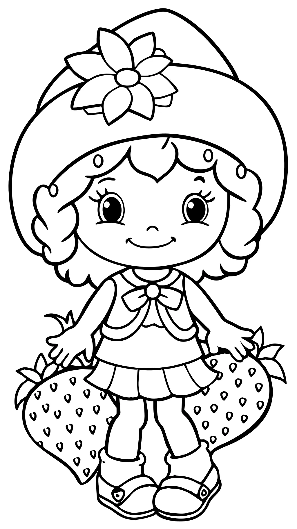 free strawberry shortcake coloring pages